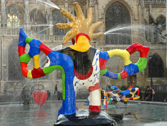 Fontaine Stravinski de Niki de Saint-Phalle